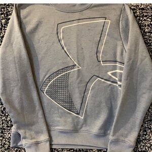 Women's Under Armour Sweatshirt; Slate Blue; Size Medium